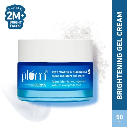 Plum Rice Water& Niacinamide 2% Clear Moisture Gel Cream 50g